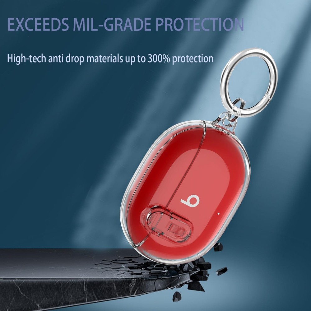 Beats Studio Buds/Studio Buds Plus Case Cover Clear 2021/2023 Men Lock