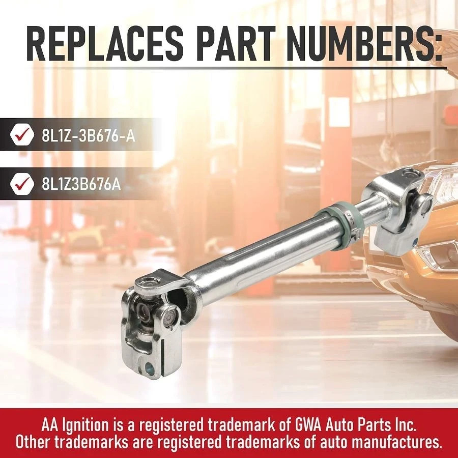 Intermediate Steering Shaft with U Joint Coupler - 2009-2014 F-150