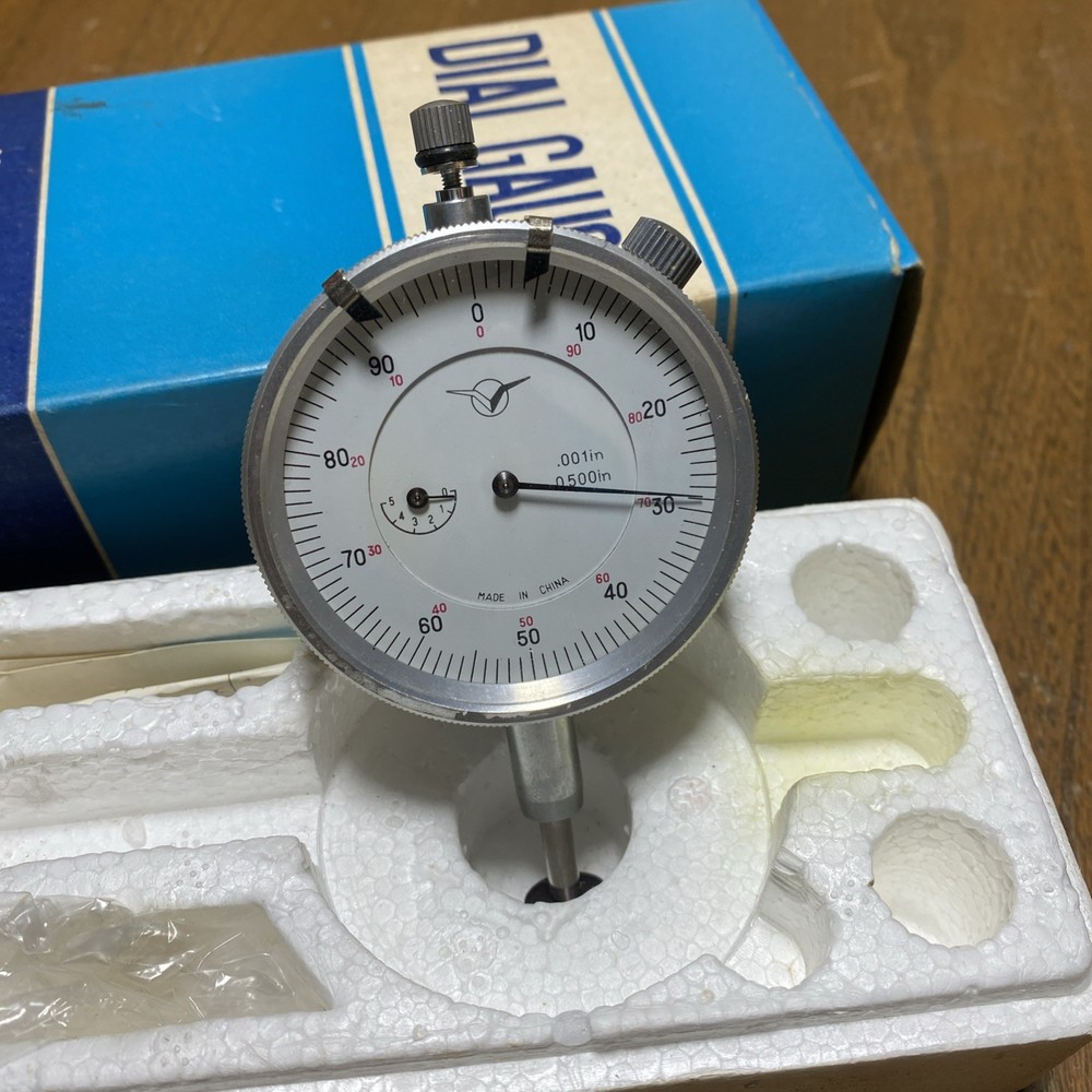 Dial Indicator Gage Reading 0.001, 0-0.5