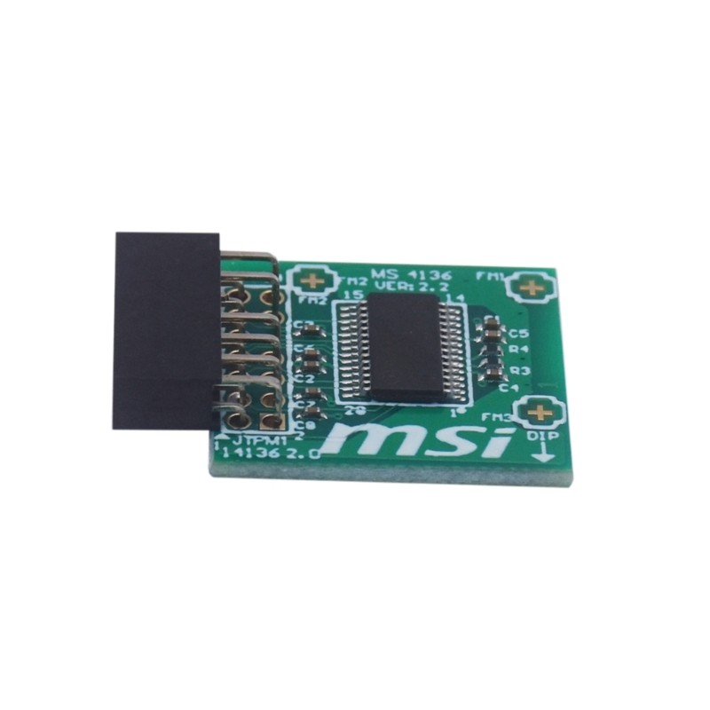 TPM MS-4136 Trusted Platform Module PCB Computer Adapter TPM2.0 Security Module