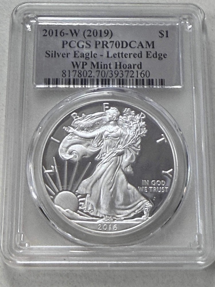 2016-W (2019) $1 Silver Eagle West Point Hoard PR70DCAM PCGS