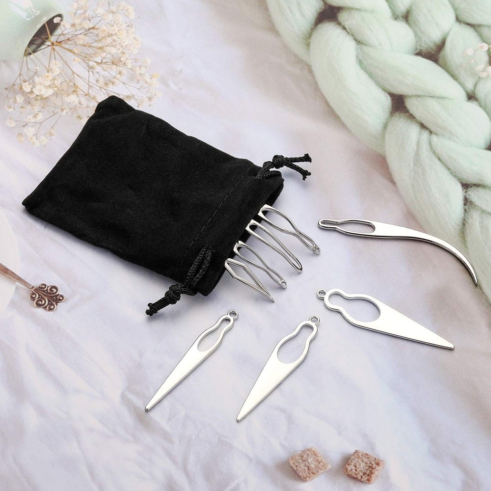 WILLBOND 8 Pcs Interlocking Tool for Locs Sisterlock Retighten Tool for Dread...