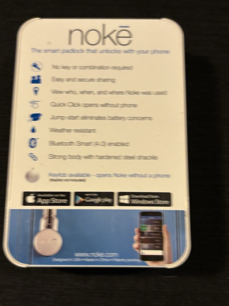 Noke - Smart Bluetooth Weather Resistant Padlock Sealed