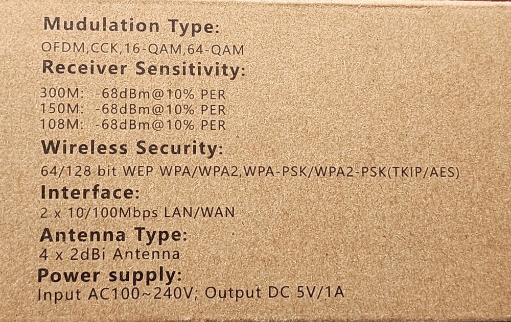Wifi Extender Alexa Capable 300 MBPS