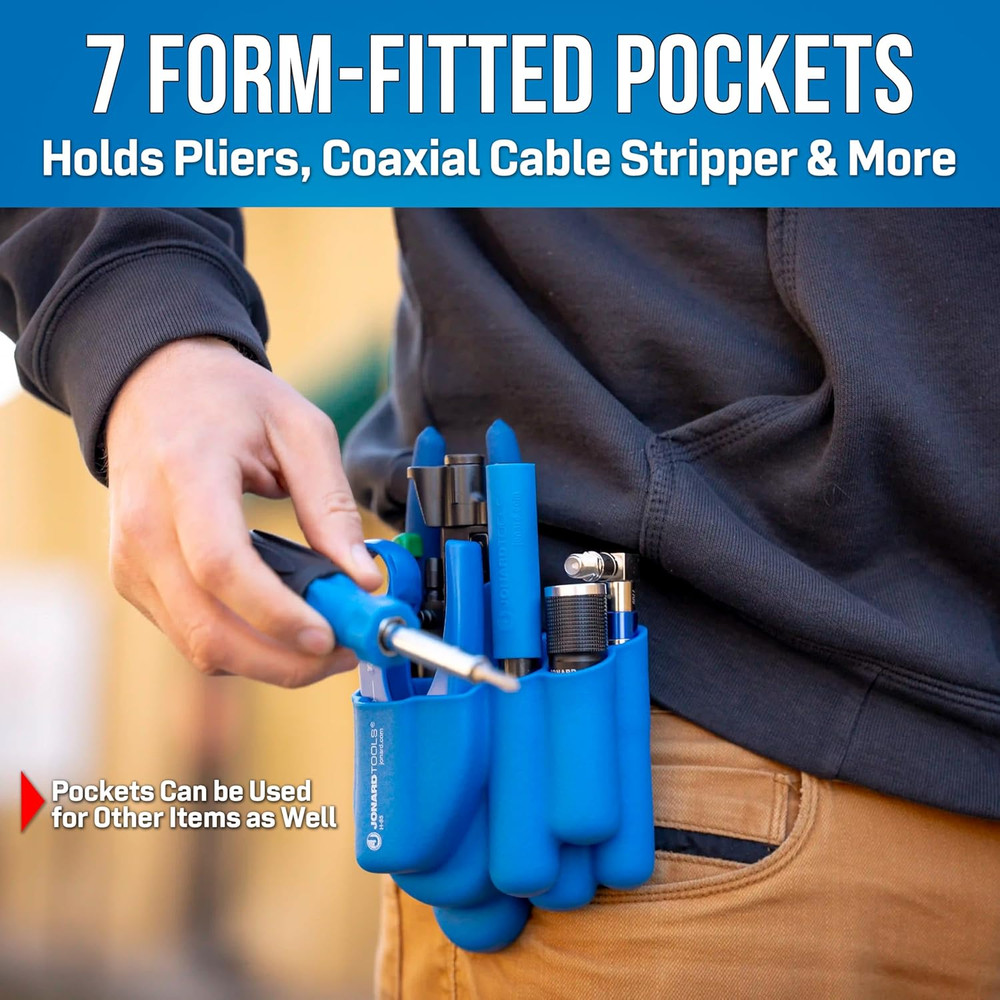 H-85 Molded 8 Pocket Tool Pouch for COAX Tools