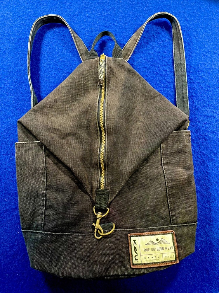 Kavu Canvas Hiking Backpack Black