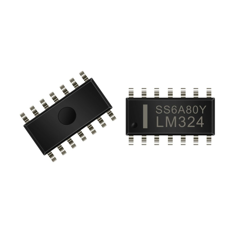 10PCS LM324 LM324DR SOP-14 3.9mm Width SMD Integrated Circuits ICs