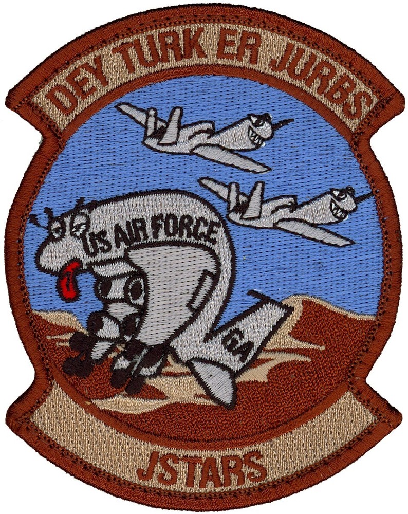 USAF 12th EXPEDITIONARY AIRBORNE COMMAND AND CONTROL SQUADRON JSTARS PATCH
