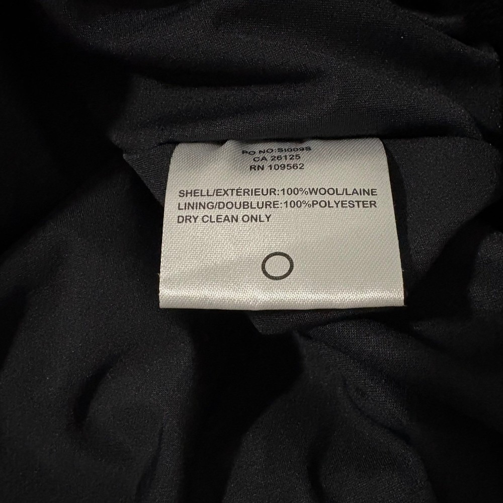 Sunice Windstopper Mens L 1/4 Zip Golf Sweater Black 100% Wool Lined Pullover