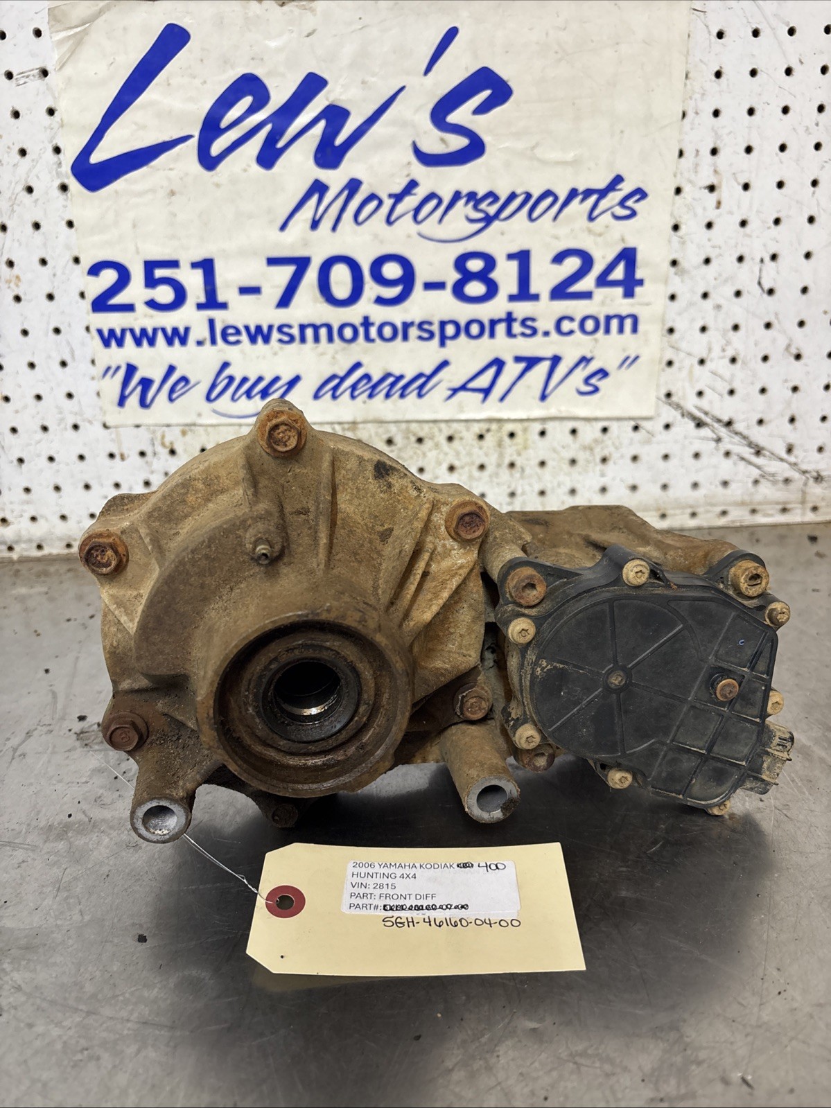 2006 Yamaha Kodiak 400 4x4 Front Diff 5GH-46160-04-00
