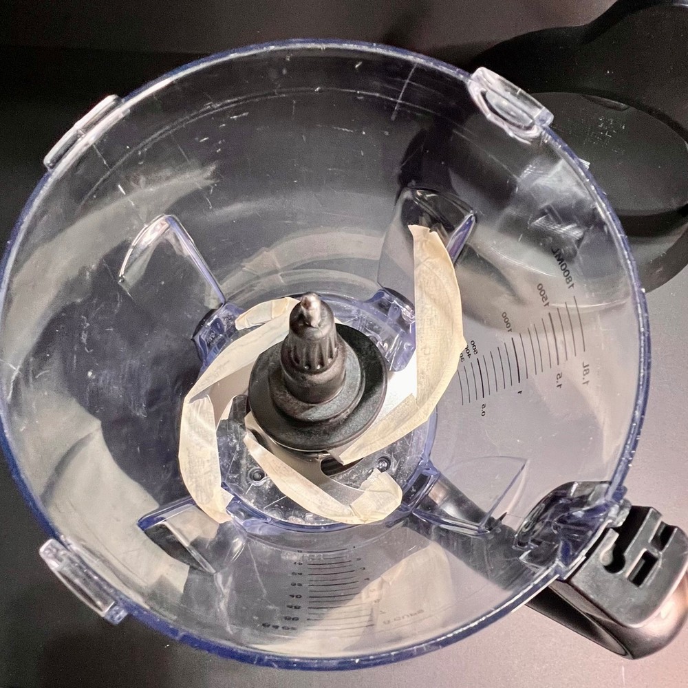 Ninja 64oz Food Processor Pitcher Lid Blade Set Black Clear Replacement