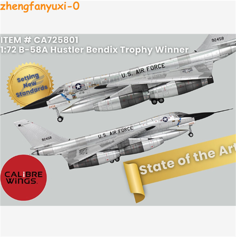 Calibre B-58 1:72 Supersonic Strategic Bomber Bendix Trophy Winner Dayton Museum