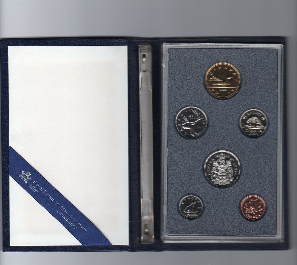 1988 Specimen / Proof-Like set in original packaging and COA