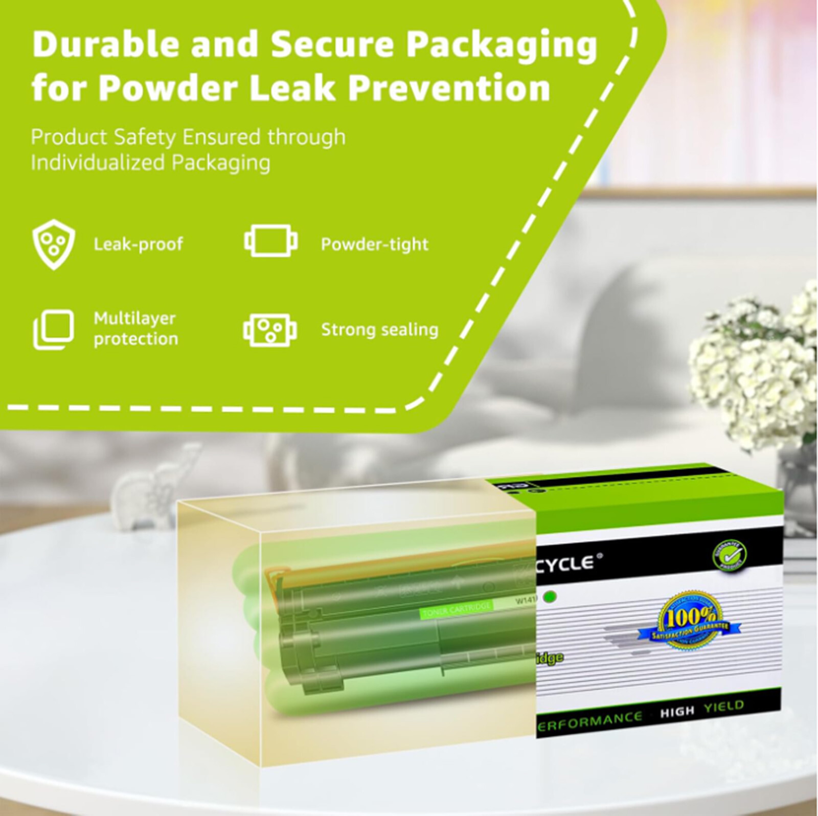 1 PK 141A Toner Cartridge with Chip Compatible HP for Laserjet M110w MFP M139w