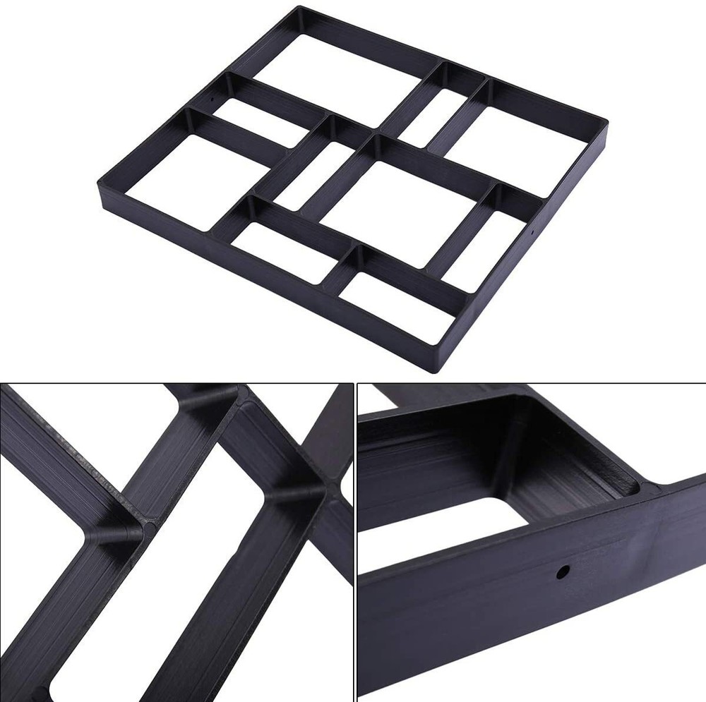 Grid Driveway Paving Pavement Mold Concrete Stepping Stone Path Maker NEW