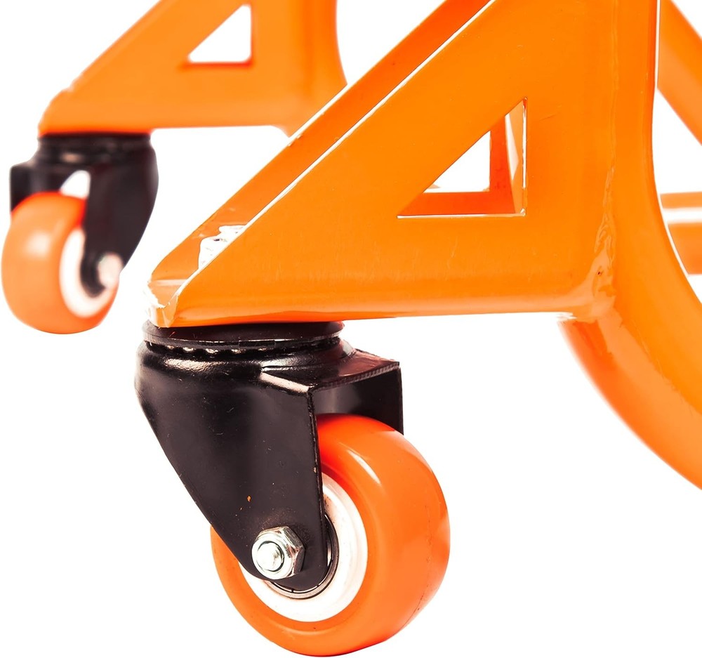 Universal Adjustable Rear Paddock Stand for Motorcycle with Swingarm Rest 360° D