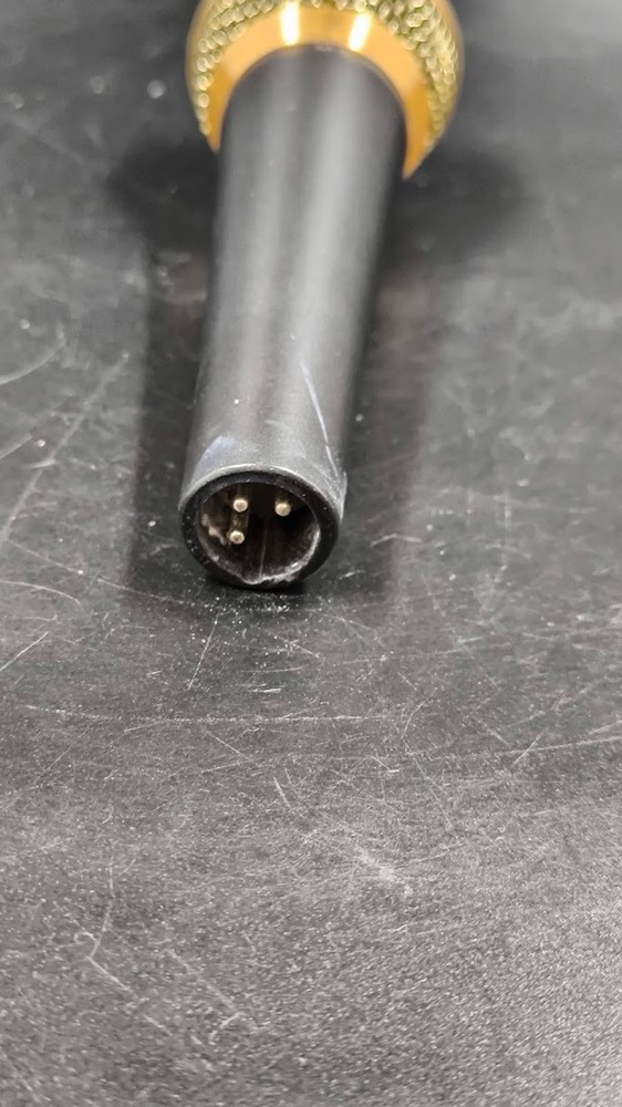 Fostex M-5 Unidirectional Microphone Used Working Black