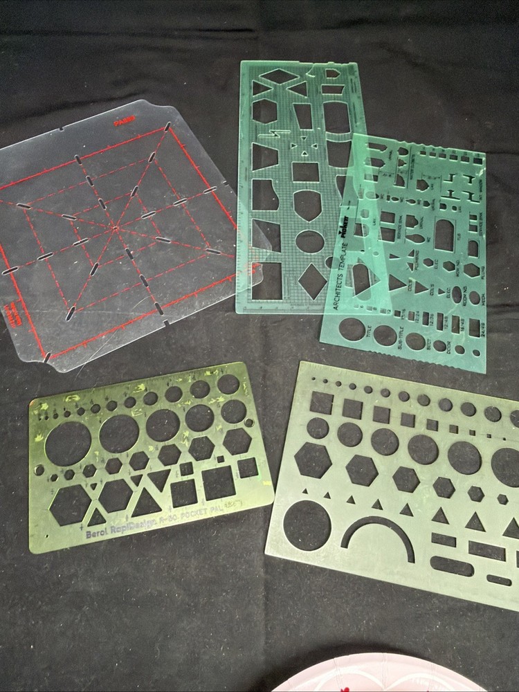 Lot Architecture Template Drafting Stencils