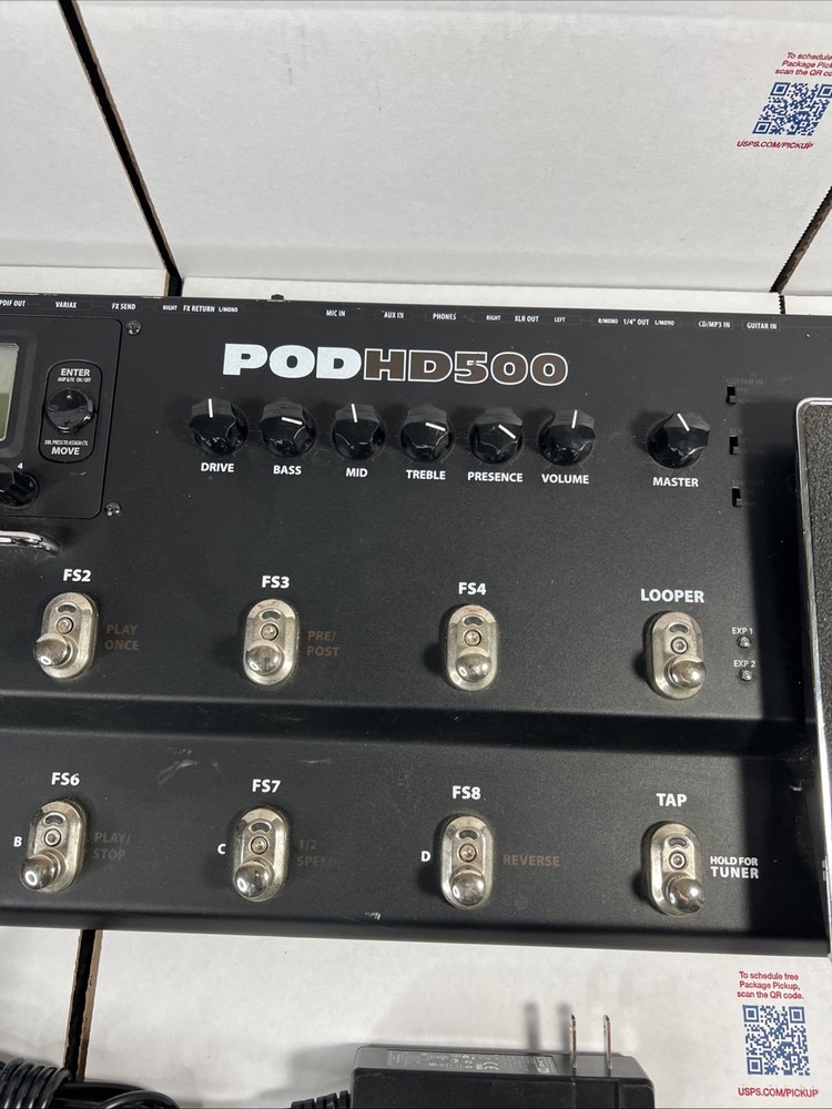 Line 6 POD HD500 Guitar Multi-Effects Processor + Plug -SAME DAY SHIP- WARRANTY