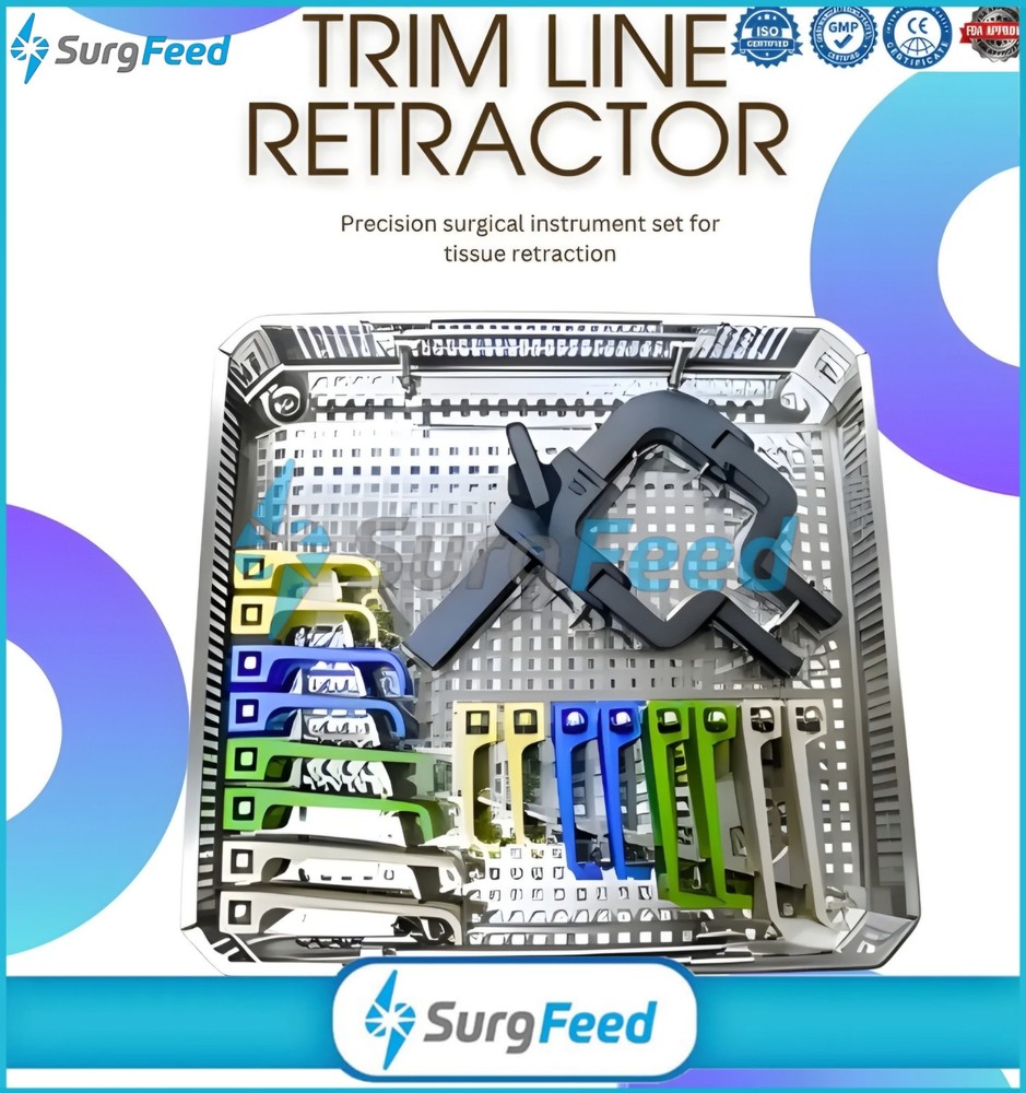 McCulloch Radiolucent Lumbar Retractor Set Spinal Instruments Set