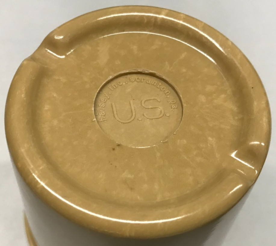 Vintage 10 oz Tan Mess Hall Tumbler USGI Halsey NOS Set of 2 From Original Case