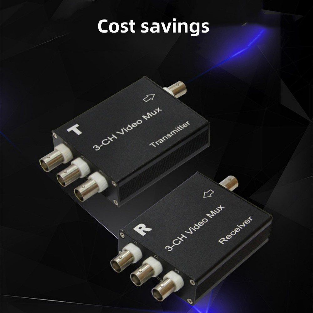 3CH Video Multiplexer Receiver&Transmitter For Analog Camera Easy to Operate