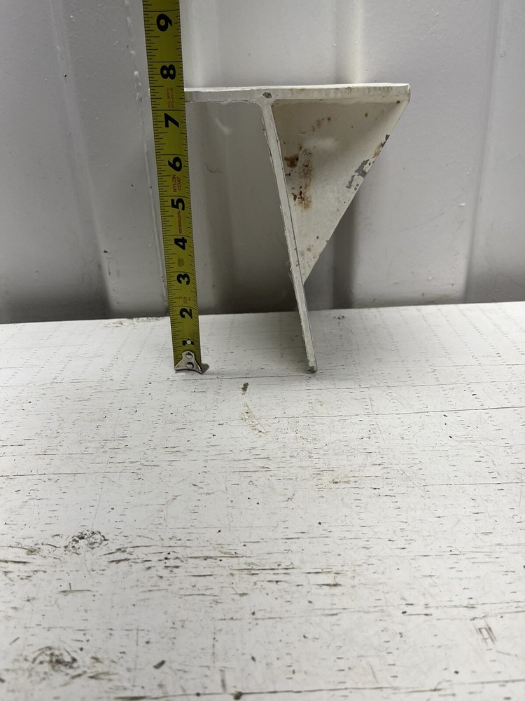 Stainless Sailboat Winch Base Bracket On 80 Degree Angle 7” Round