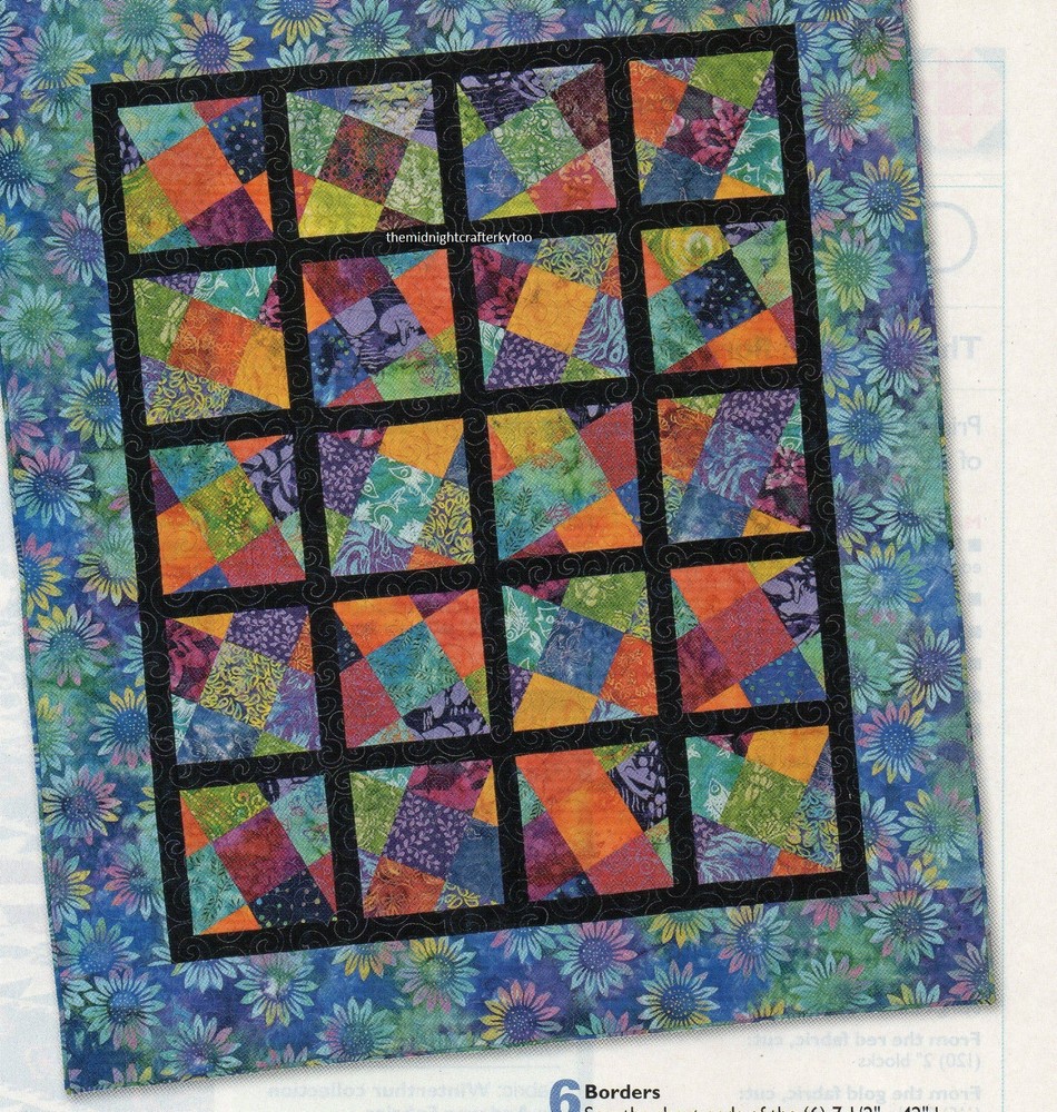 Washington's Puzzle Quilt Pattern Pieced DK