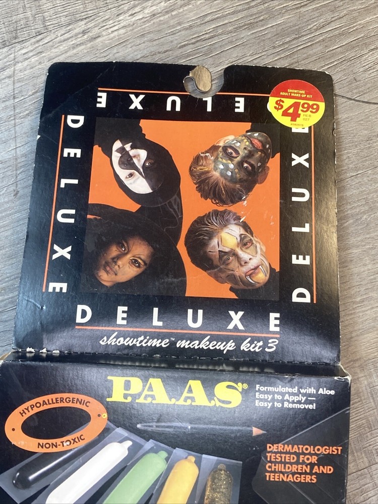 Vintage 1991 PAAS showtime Makeup Kit 3