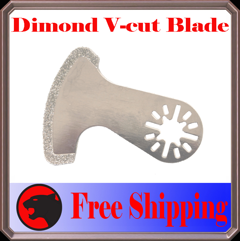 Diamond V Cut Oscillating MultiTool Blade Disc Grout remove