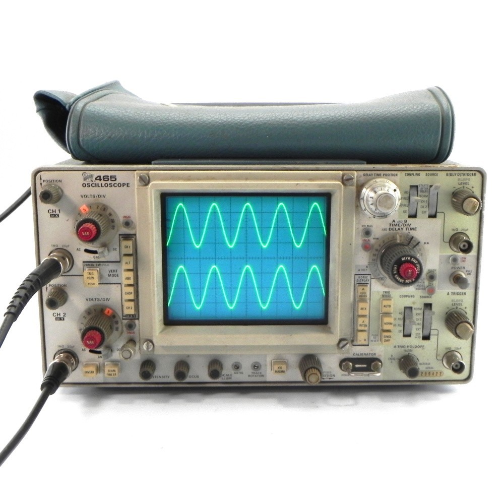 Tektronix 465 Analog Oscilloscope 100MHz Dual Trace 2-Channel