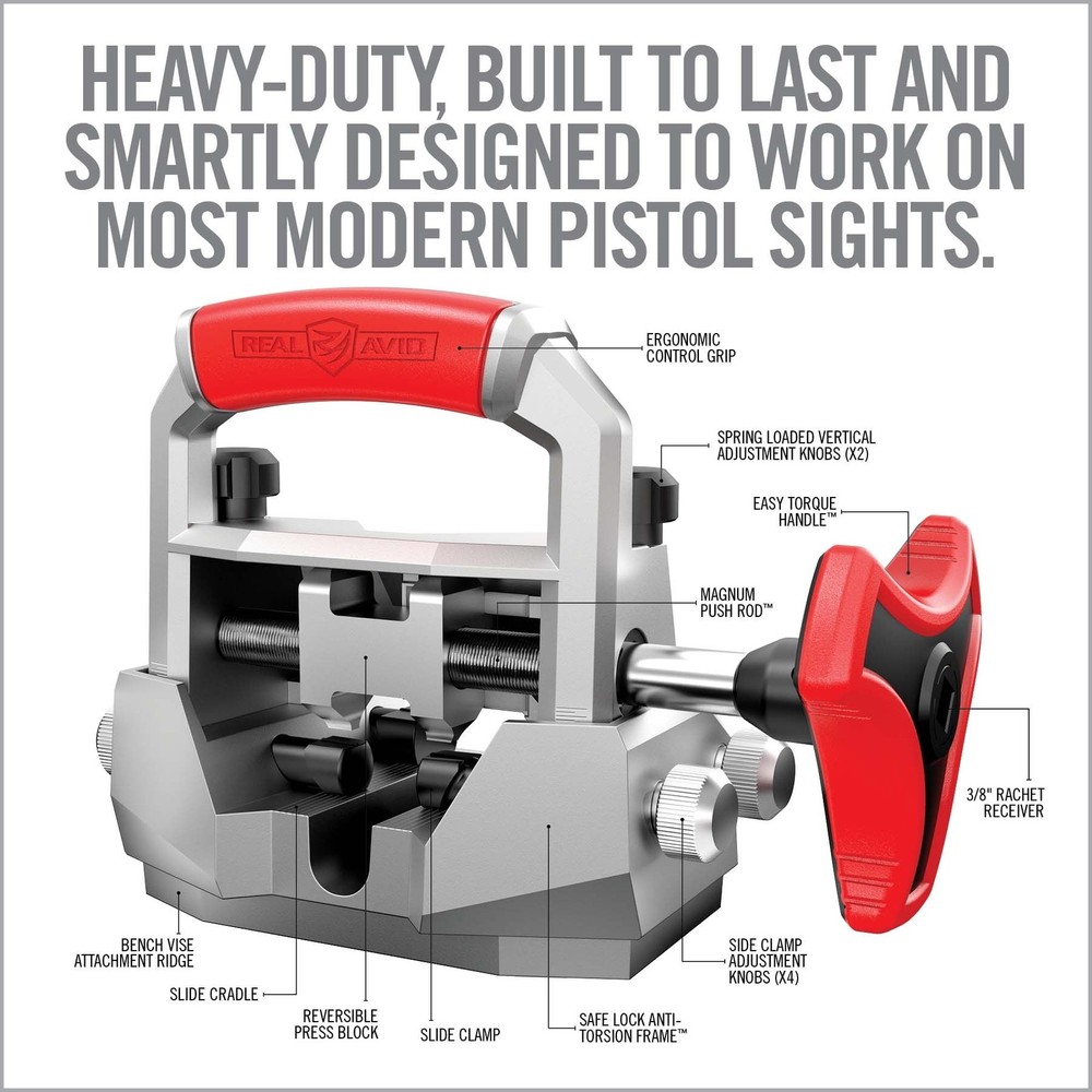 Real Avid Master Sight Heavy Duty Pusher Tool, AVMSP Sight Tool