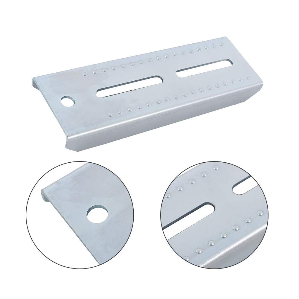 4Pcs 8" Galvanized Swivel Top Bunk Bracket Kit with Hardware Boat Trailer 2x3