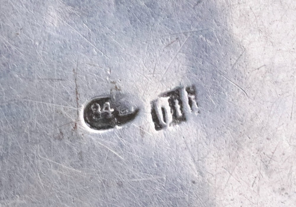 Antique Sterling Silver House Design Cigarette Case