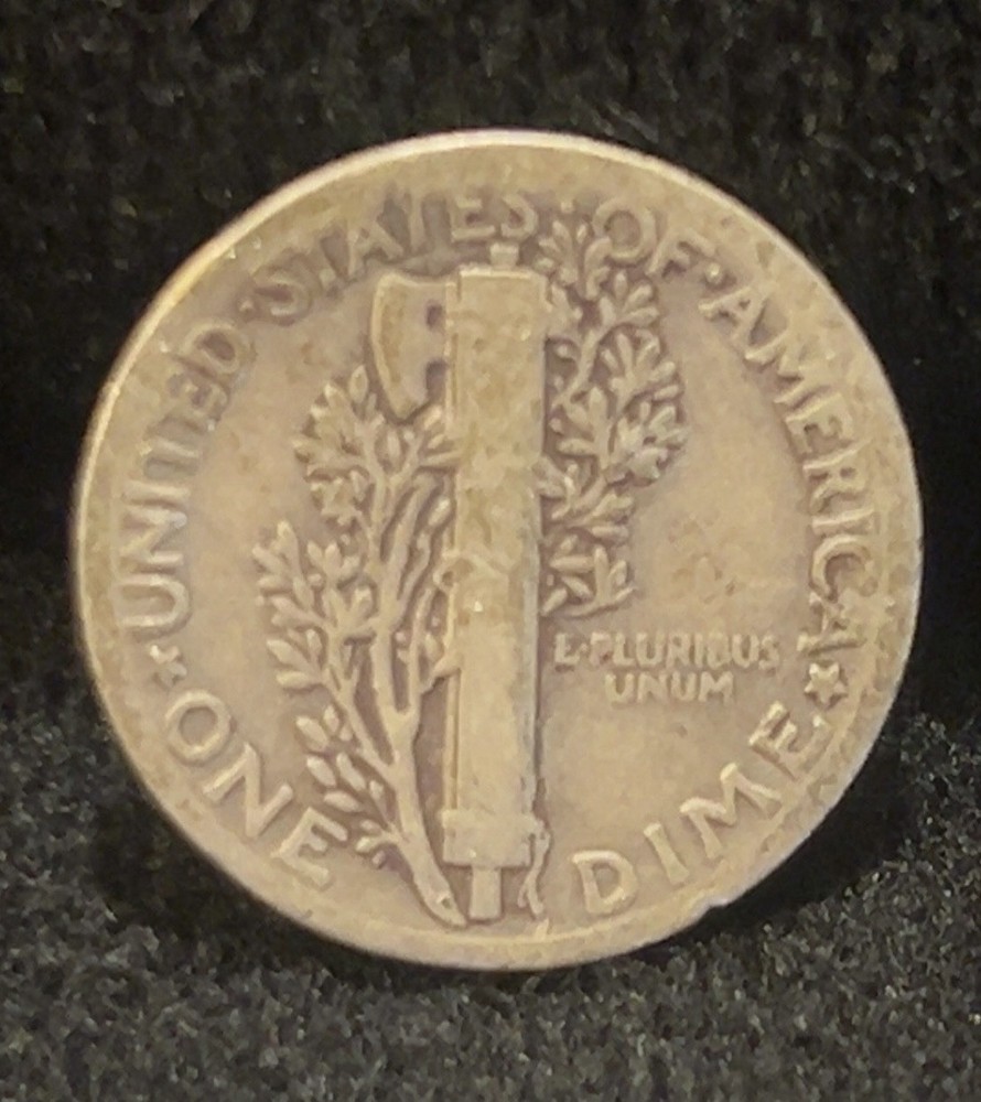 1938 P Mercury Dime 90% Silver