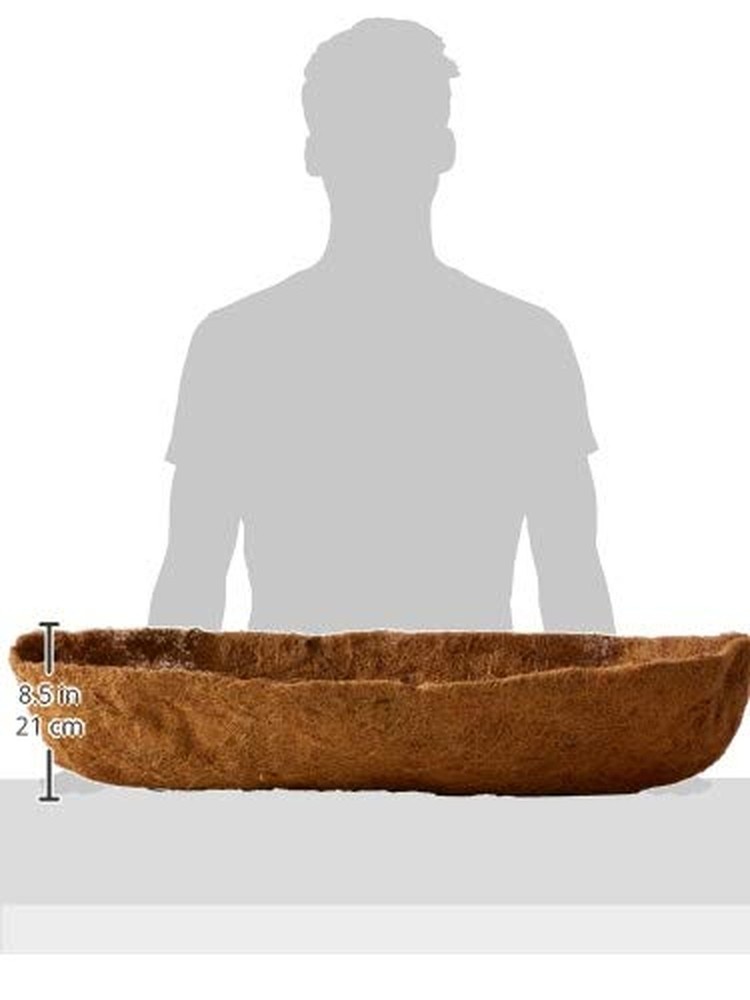 Bosmere 36" Pre-Formed Replacement Coco Liner with Soil Moist for Window Basket