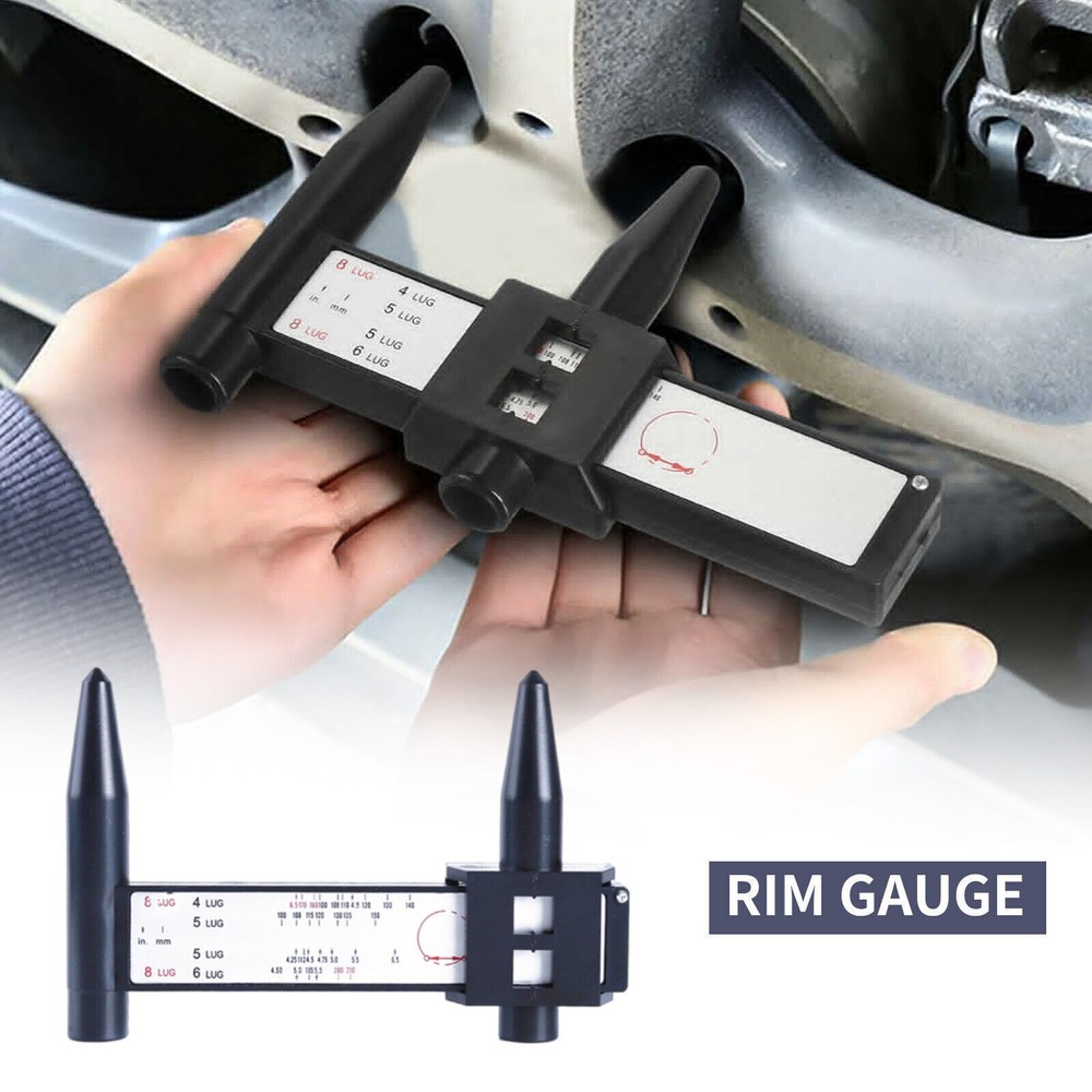 NEW WHEEL BOLT PATTERN GAUGE 4,5,6,8 BOLT CIRCLE GAUGE / WHEEL BOLT PATTERN TOOL