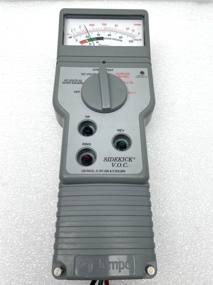TEMPO SIDEKICK VOC CABLE MULTI TESTER GREENLEE TESTED