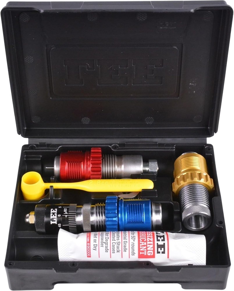 Complete Lee Precision 243 Win Breech Lock 3 Die Set with Universal Shell Holder
