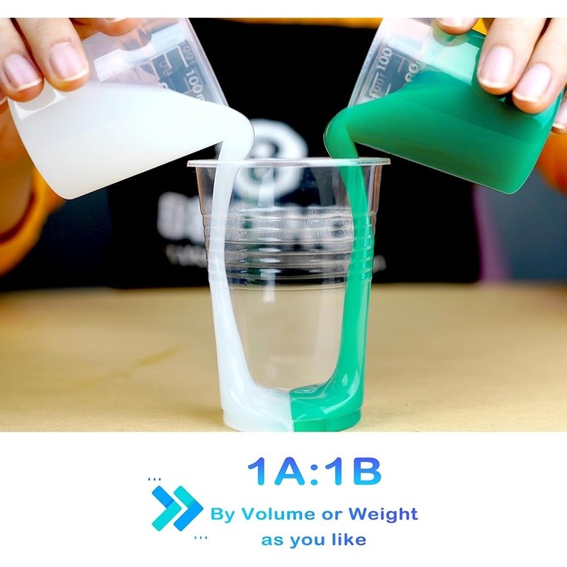 Liquid Silicone Mold Making Kit Bubble-free Quick Curing Durable Precision Molds