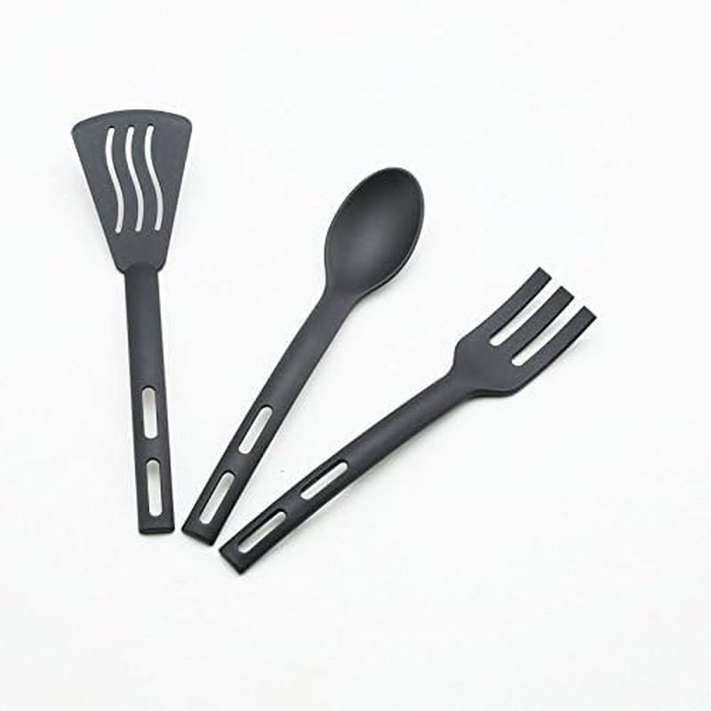 Kitchen Cooking Tools 3Pcs Mini Nylon Kitchen Utensils Set Slotted Turner...