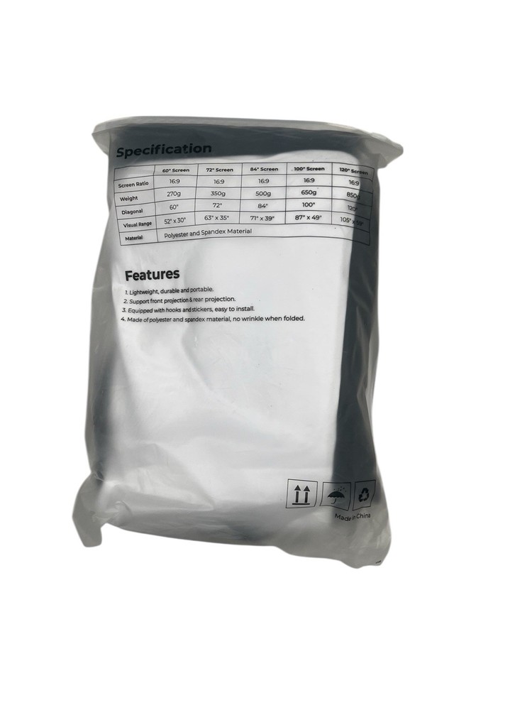 Vankyo Portable Projector Screen 100 Inch