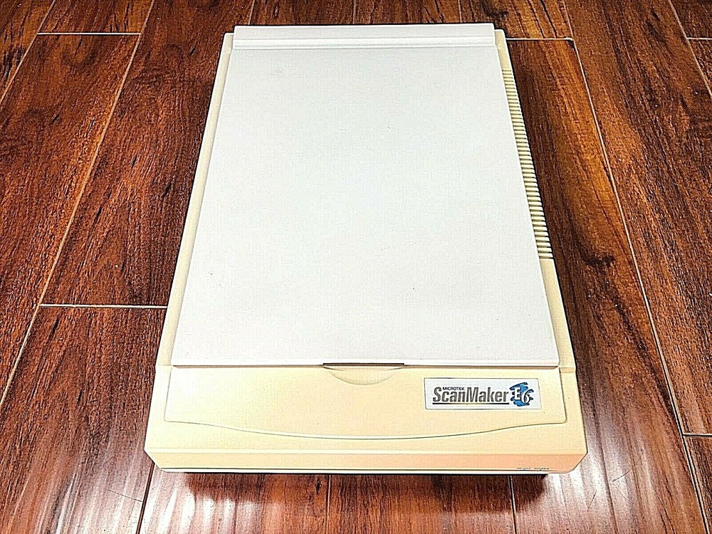 Microtek Scanmaker E6 MRS-1200E6 Flatbed Scanner SCSI Vintage