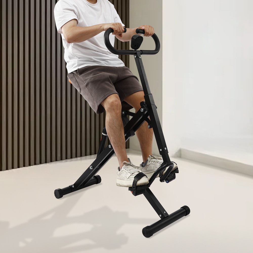 For Ab Workout Glutes 264lbs Adjustable Squat Machine Trainer Rowing Machine NEW