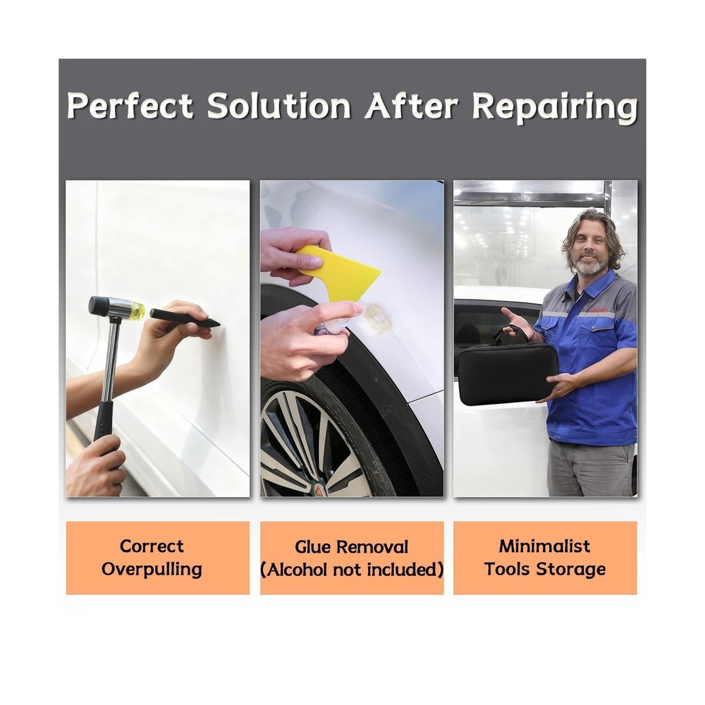 Car Dent Puller Kit, Dent Remover for Car Dent Repair with High Adhesion Pull...