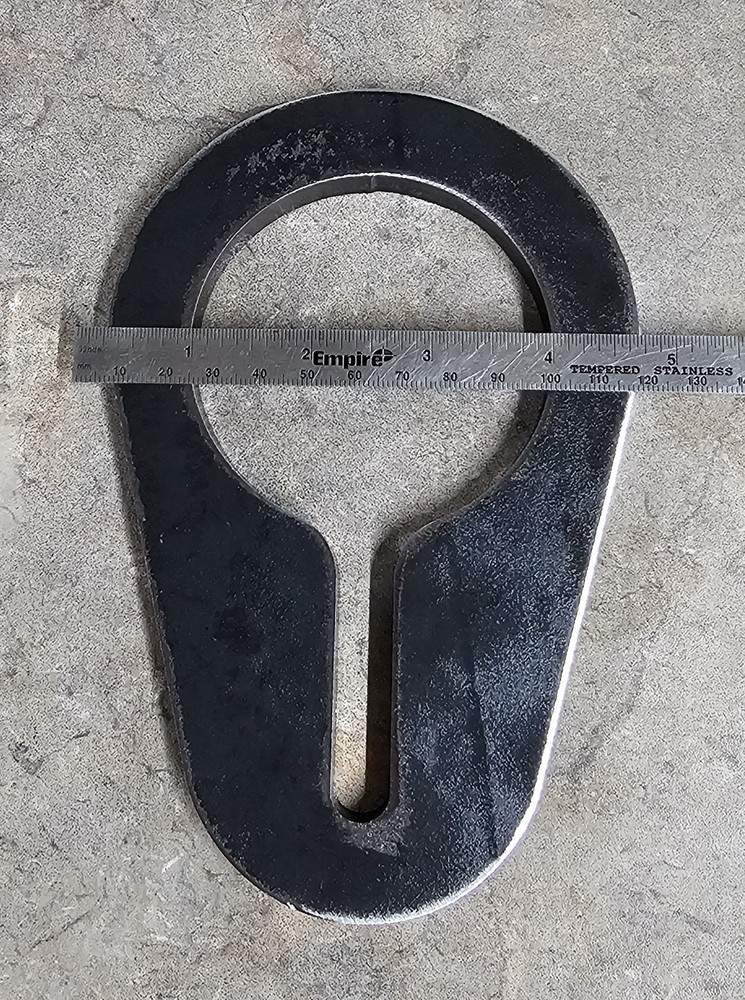 3/8" LEVELING LIFTING EYE - D-RING - SHACKLE MOUNT - TRAILER TIE DOWN - PULL EYE