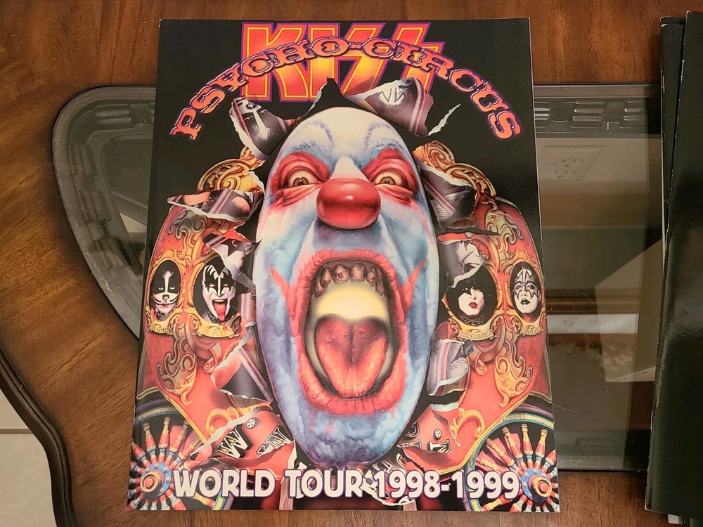 Lot of 6 KISS Concert Programs (4) Alive Worldwide-Psycho Circus-Farewell