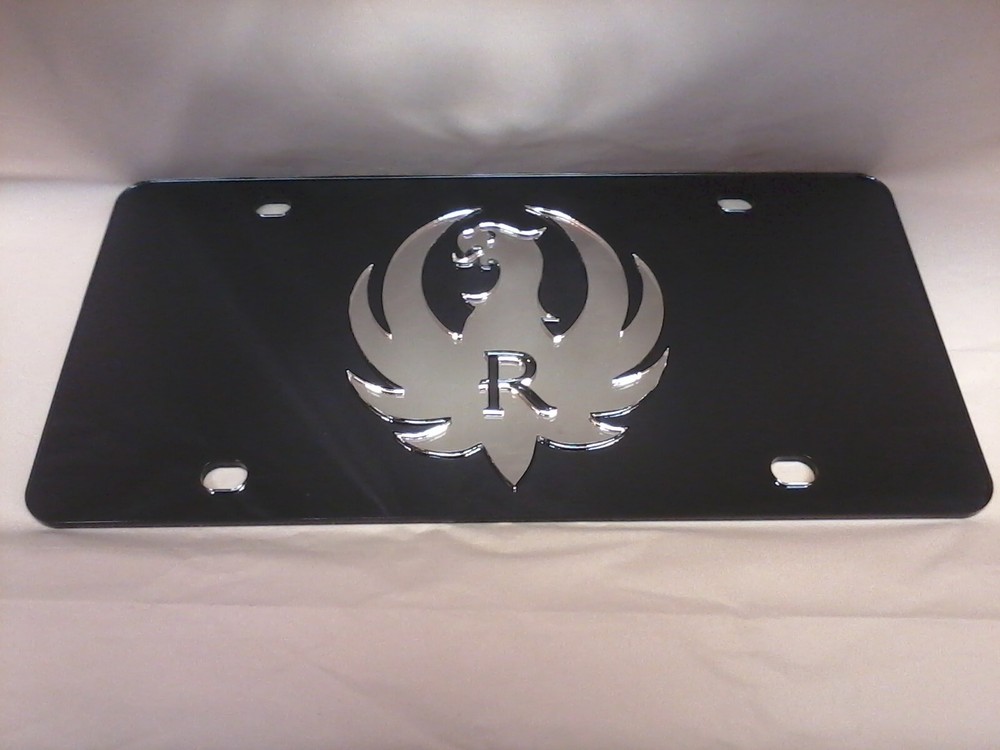 Ruger Acrylic Mirror License Plate