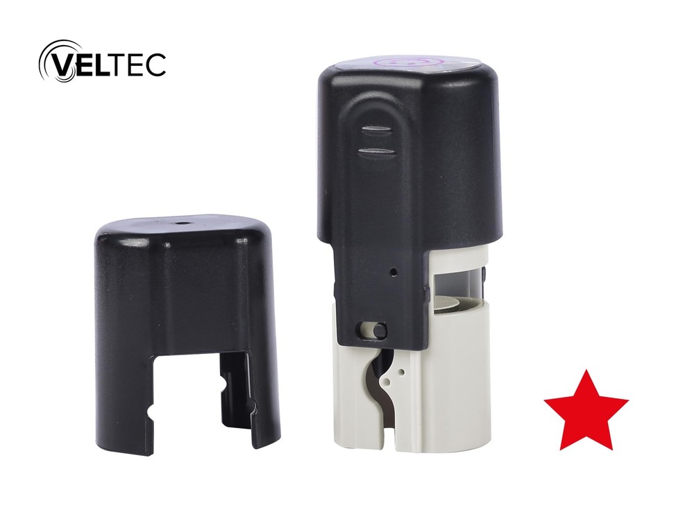 Round Teacher Stamp Self-Inking for Classroom Solid Star Design