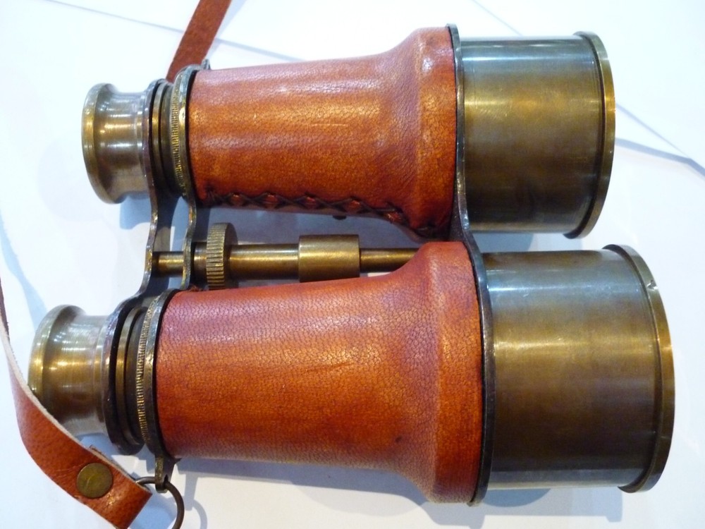 NAUTICAL BRASS BINOCULARS COLLECTIBLE HANDMADE INSTRUMENTS